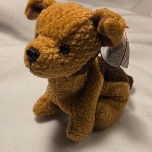 Tuffy the Terrier Brown Dog Ty Beanie Babies Vintage Rare 1996 Mint Toy